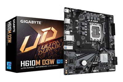 Gigabyte Motherboard H610M D3W 1700 MATX DDR4 — image 1