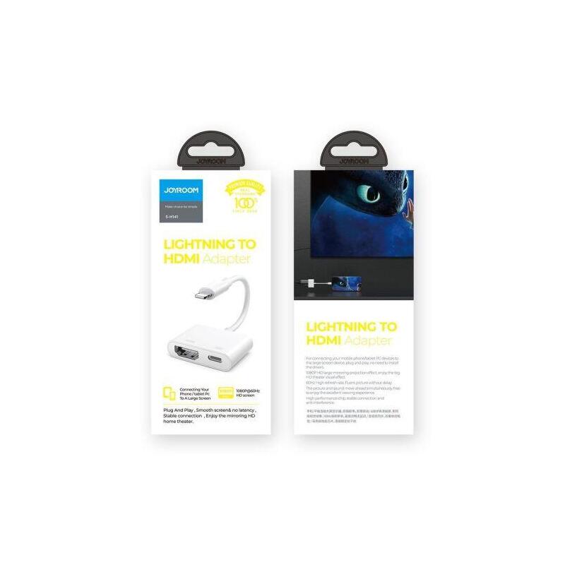 Joyroom Adapter Double Lightning a HDMI/Lightning