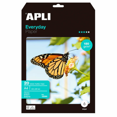 Apli Paper Fotográfico Everyday 12080 Din A4 180G 20 Hojas Glossy — image 1