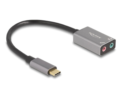 Delock Externe USB Type-c Soundkarte With 2 X 3,5MM Klink-bu — image 1