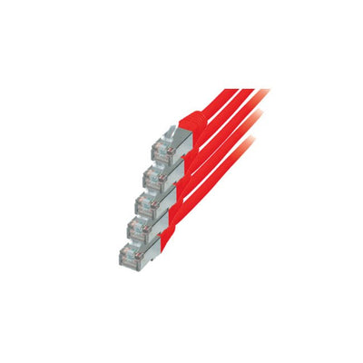 S-conn CAT.6 S/FTP 0.5M Network Cable Red 0,5M CAT.6 S/FTP (s-STP) — image 1