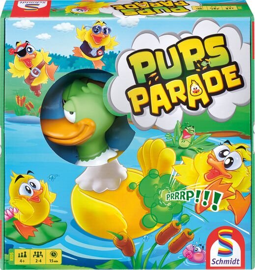 Schmidt Spiele Pupsparade, Juego de mesa 40665