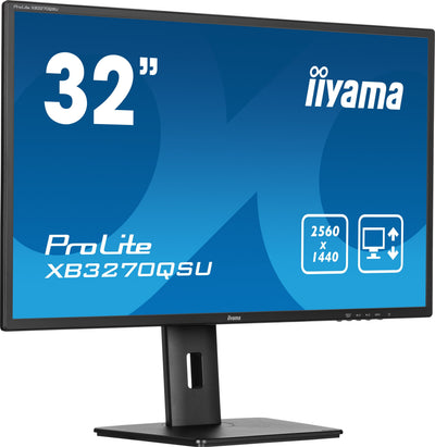 Iiyama Monitor 80.0CM 31,5 XB3270QSU-B1 16:9 2x HDMI + DP + 3x USB IPS Retail — image 1