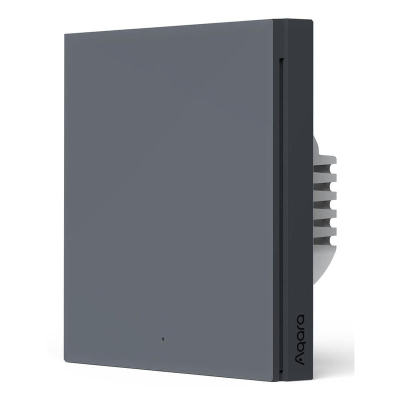 Aqara Smart Wall Switch H1(NO Neutral, Single Rocker) Grey - (homekit)