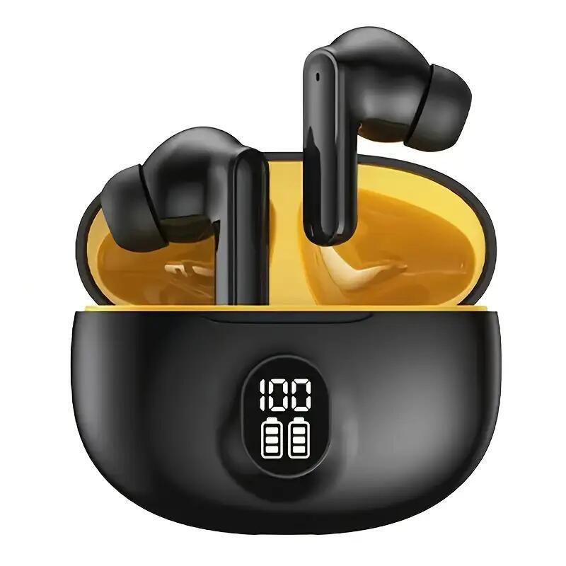 Headphones Inalambricos With Screen Led, Tactil And Cancelacion Black