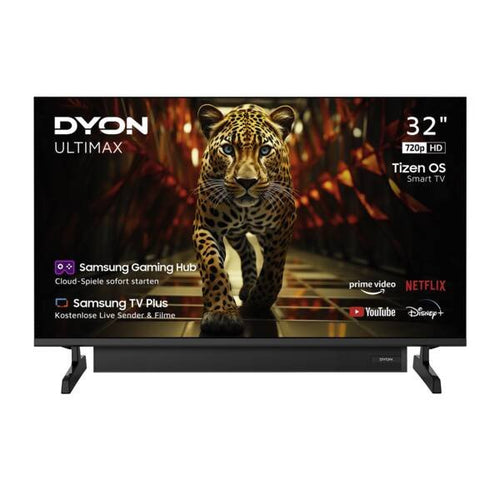 Dyon TV LED Ultimax 32H-TI-WS 32 Black Wxga, Smart TV, Tizen Os, Soundboost) — image 1