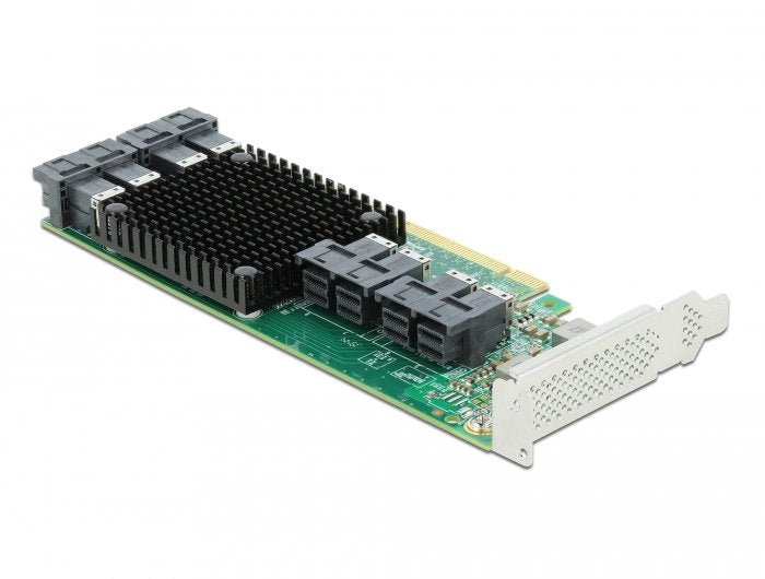 Pci Express X16 Card a 8 X Intern SFF-8643 NVMe - Low Profile Formfaktor