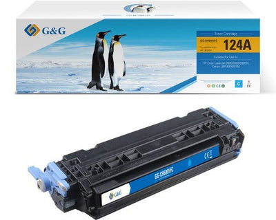 G&g Toner Compatible With HP 124A/ Q6001A/ Canon 707C — image 1