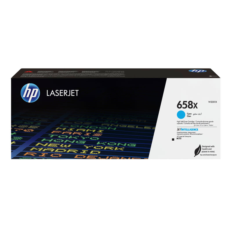 HP Toner 658X Cyan W2001X 28000 Pag