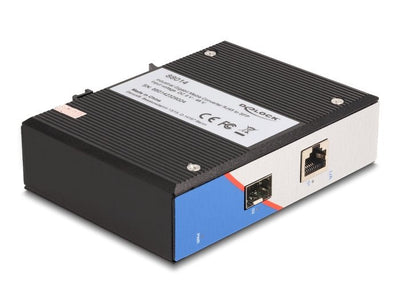 Delock 88014 Convertidor Medios Gigabit Industrial RJ45 a Sfp Carril Din — image 1