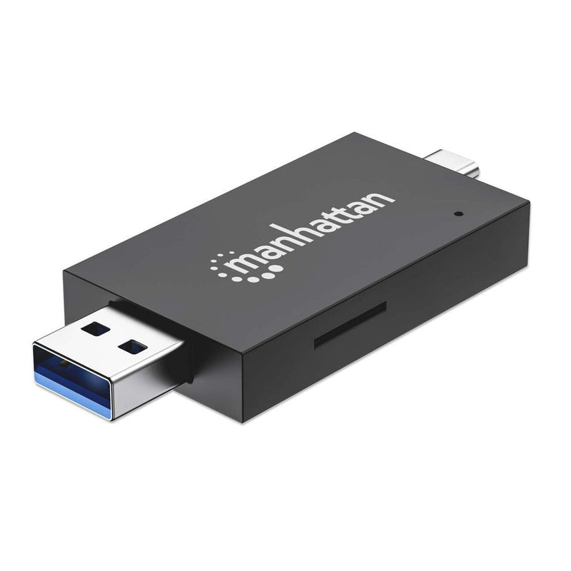 Manhattan USB 3.0 Type-c /-a Card Reader microSD, SD/MMC