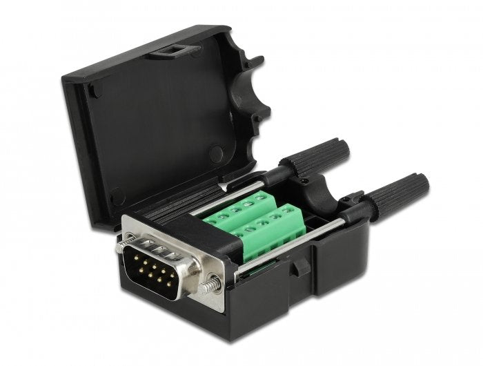 Delock Adapter Sub-d 9 Pin Male a Terminalblock 10 Pin