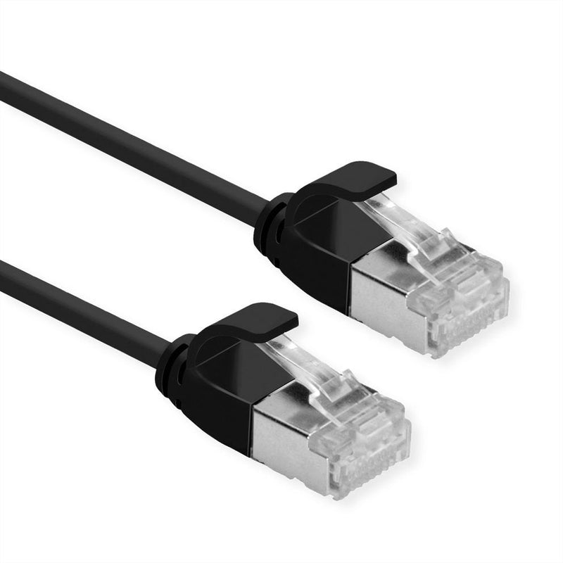 Roline Green U FTP Network Cable CAT.6A (class Ea), Lsoh, Slim, Black 5M