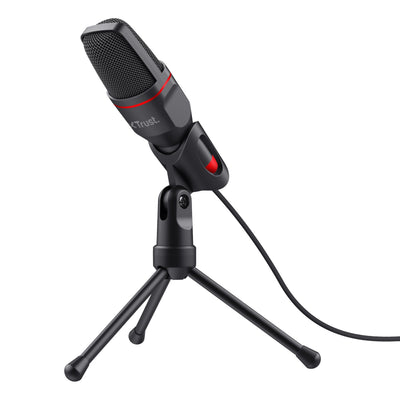 Trust Microphone Gaming Gxt 212 Mico Omnidirectional Tripod Jack 3.5MM Adapter USB Cable 180CM — image 1