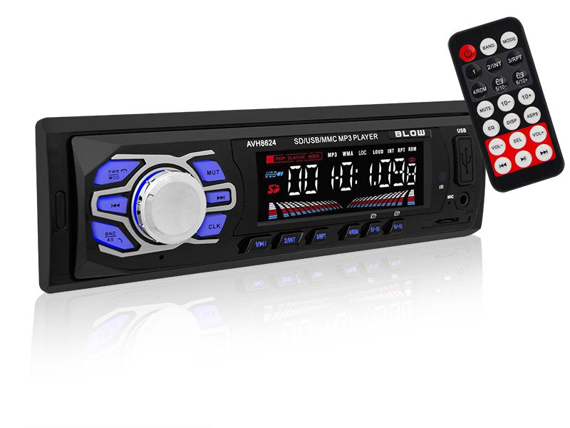 Blow 78-269 Radio AVH-8624 MP3 / USB / SD / MMC / Bluetooth + Remoto