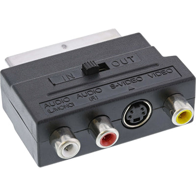 Inline Adapter Scart Scart Male a 3X Rca And Input/Output Vídeo S-vhs — image 1