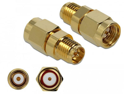 Delock 89973 Adapter Sma Male a Rp-sma Female 10GHZ — image 1