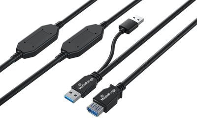 Mediarange Aktives Usb-cable Alargador, USB 3.0, 15M, Sw — image 1