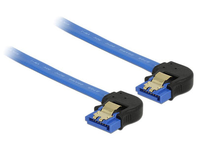 Delock Cable SATA 6GB/S Female Unten Angular SATA Buchs — image 1