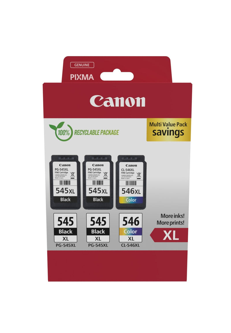 Canon Multipack Black / Varios Colours PG-545XL + CL-546XL Multi 8286B013 700 Copias