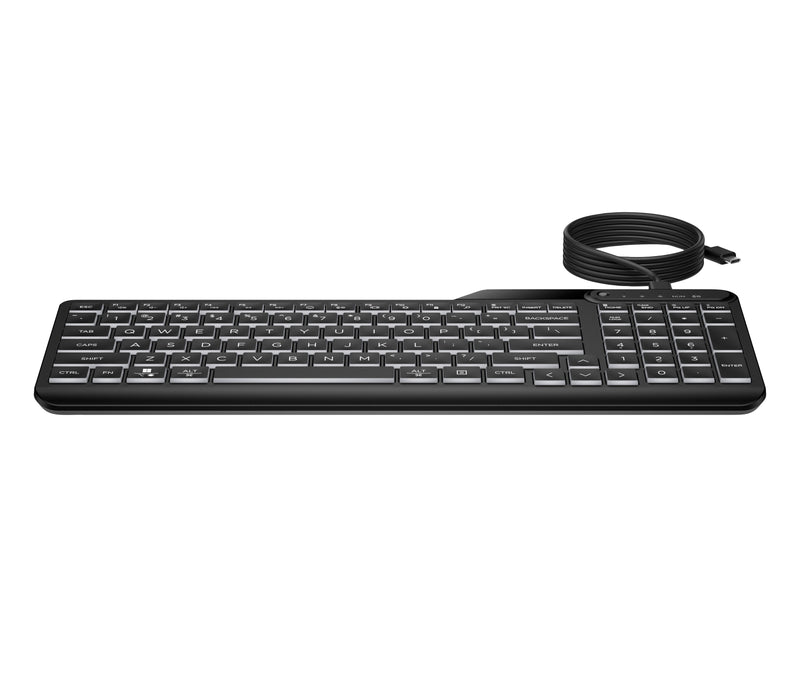 HP Keyboard Spanish With Cable 400 Retroiluminado