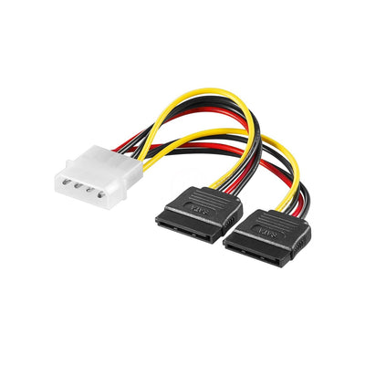 Cable/Adapter Power PC And Male 5,25 Pulgadas a 2X SATA 0,13M. — image 1