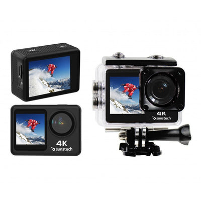 Sunstech Camera Digital Deportiva Adventure 4K 16MP Ángulo Visión 170 Black — image 1