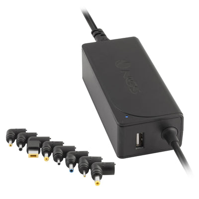Ngs Charger Laptop W-70W 70W Automatic 9 Connectors Voltaje 18.5-20V 1 USB — image 1