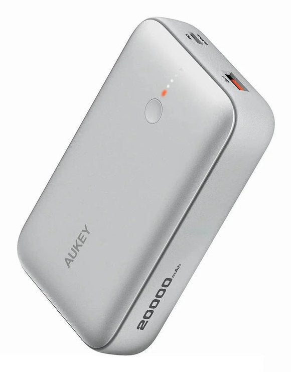 Aukey Powerbank Spark Mini 20000MAH 20W USB-C USB-A White