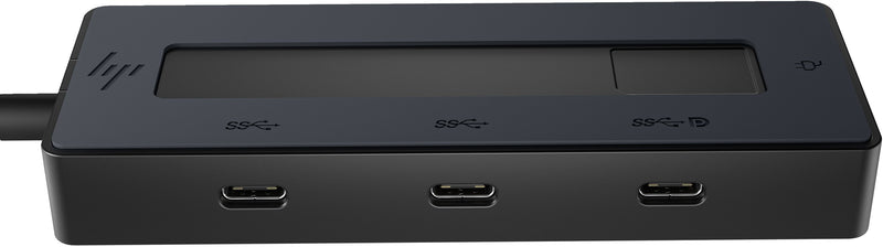 HP Docking Station USB-C Multipuerto 4K · 4 Ports USB-C · Up To 10Gbps · Black