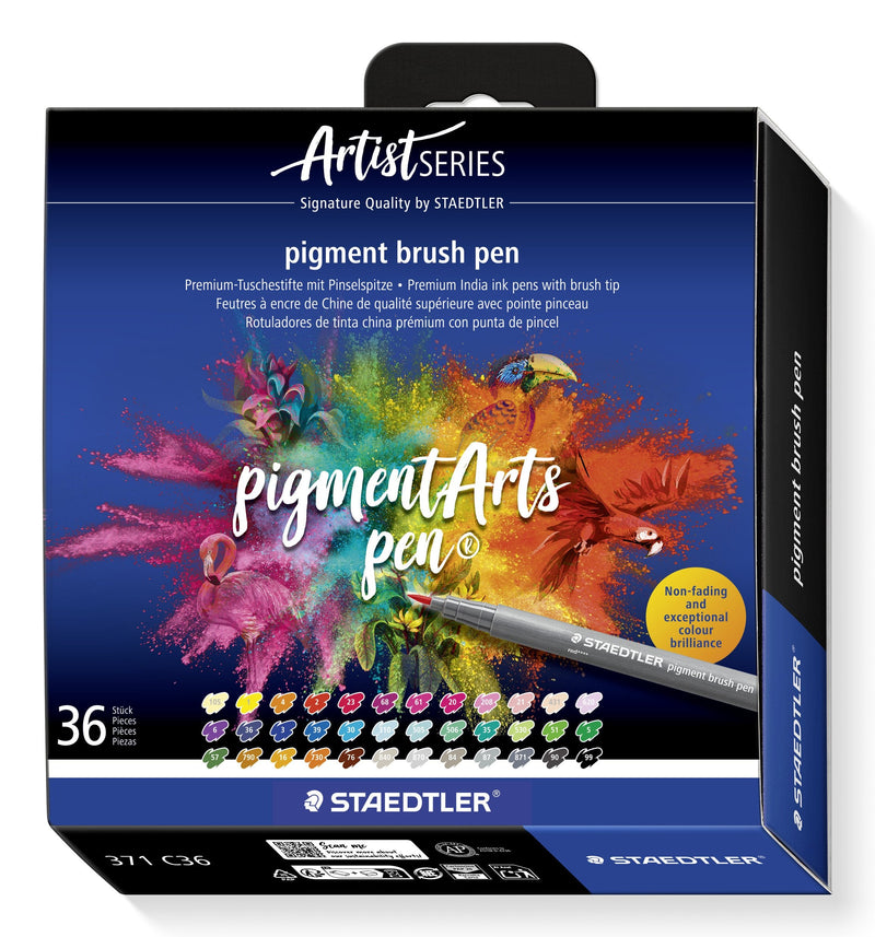 Set Of 36 Markers Maedtler Multiink Pigment Arts Surtidos. Minorima