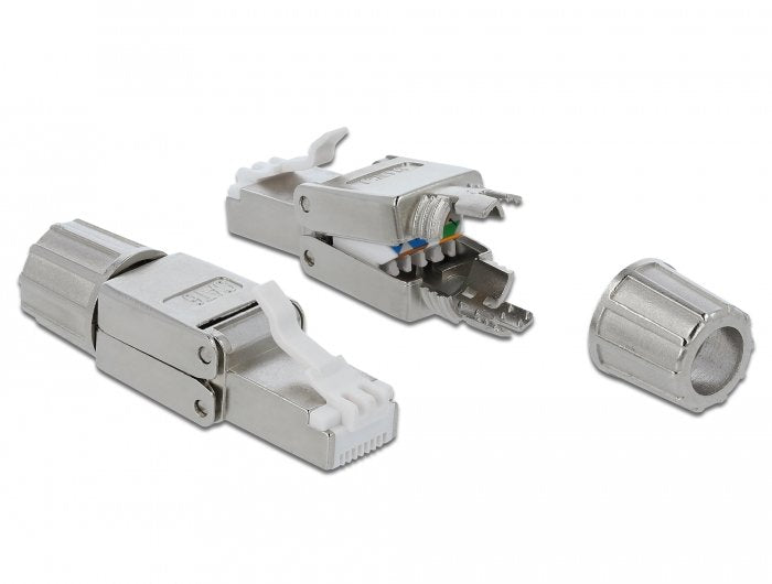 Delock 86476 Connector Modular RJ45 CAT.6 STP Sin Herramientas