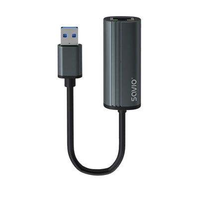 Savio AK-55 Adapter USB-A 3.1 Gen 1 Do RJ-45 Gigabit Ethernet — image 1
