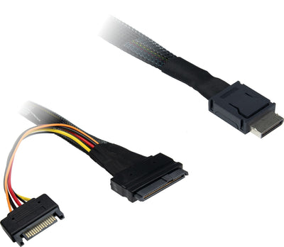 Inter-tech Cable Sff 8611-4I - Sff 8639, SATA Power 0,75M — image 1