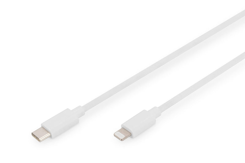 Digitus Cable Daten- / Charging USB-C - Lightning, Mfi 1,0M