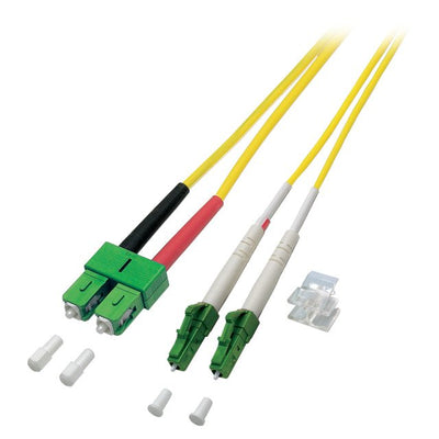 Efb Duplex Network Cable Lc Apc-sc Apc OS2 G652D 10M Lszh 2MM Yellow — image 1