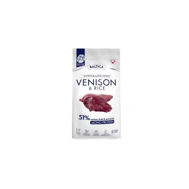 Baltica Nutraceutic Hypoallergenic Venison & Rice M 3KG