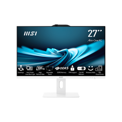 MSI Barebone Aio Pro AP272P 14M-024BEU White 27'/ Wi-Fi 6E/ Chipset: Intel H610/ DDR5- So-dimm — image 1