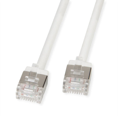 Roline U FTP Datacenter Network Cable CAT.6A (class Ea), Lsoh, Slim, Extra Kurzer Plug White 5M — image 1