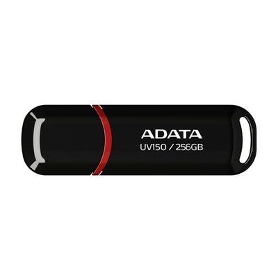 ADATA USB Flash Drive UV150 256GB, USB Black/Red USB-A 3.2 Gen 1 — image 1