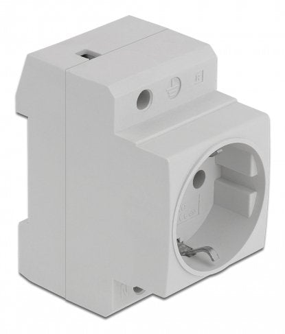 Contact Protection Socket Power Assembly Carril Din 5 Units