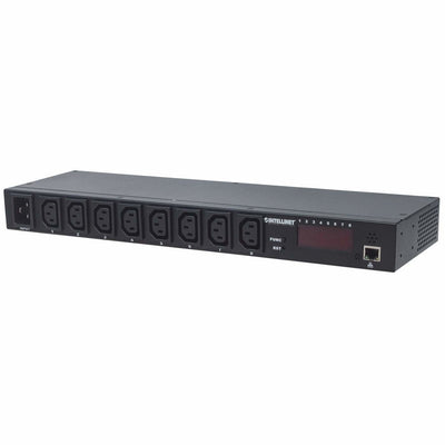 Intellinet 163682 Unit Distribución Energía (pdu) Black 8 Salidas AC — image 1