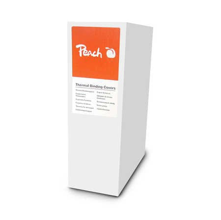 Peach Folders Encuadernación Thermal Covers A4 4MM White — image 1