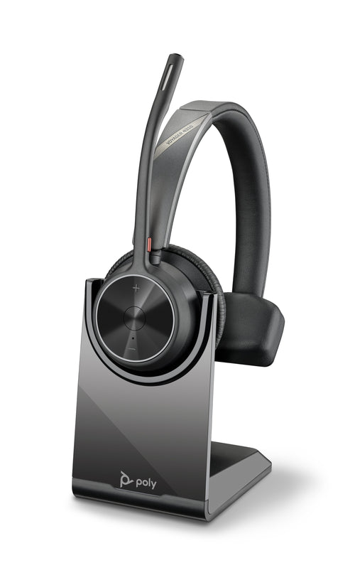 Poly Voyager 4310 - Voyager 4300 Uc Series - Headphone - Oreja - Bluetooth - Wireless Cableado - USB-A - Black — image 1