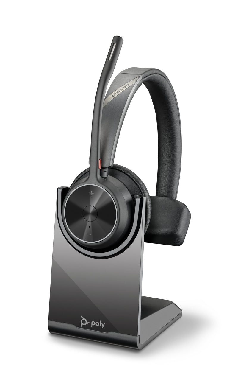 Poly Voyager 4310 - Voyager 4300 Uc Series - Auricular - Oreja - Bluetooth - Inalámbrico Cableado - USB-A - Negro