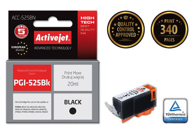 Activejet ACC-525BN Ink Compatible Black PGI-525BK — image 1
