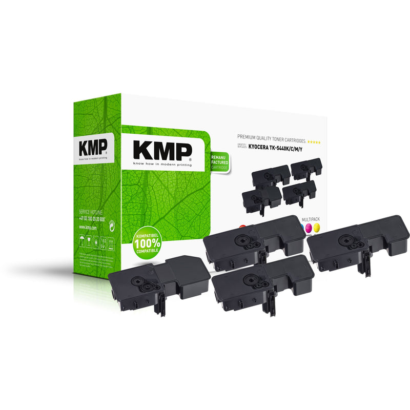 Kmp Toner Kyocera TK-5440K PA2100 MA2100 Serie Multipack Remanufactured