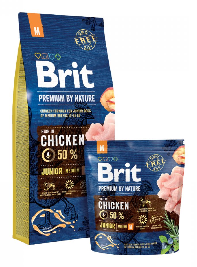 Brit Premium By Nature Junior M 15KG