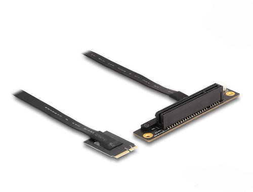 Delock 64219 Adapter M.2 Clave a + And a PCIE X8 NVMe Ángulo With Cable 20CM — image 1
