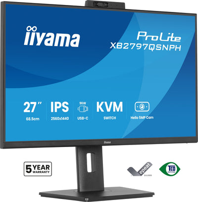 Iiyama Monitor 27 XB2797QSNPH-W1 16:9 HDMI + DP + 2x USB-C — image 1